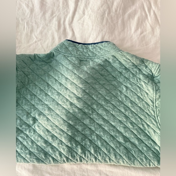 Faherty Quilted Baja Henley Pullover Men’s Large - Picture 3 of 3